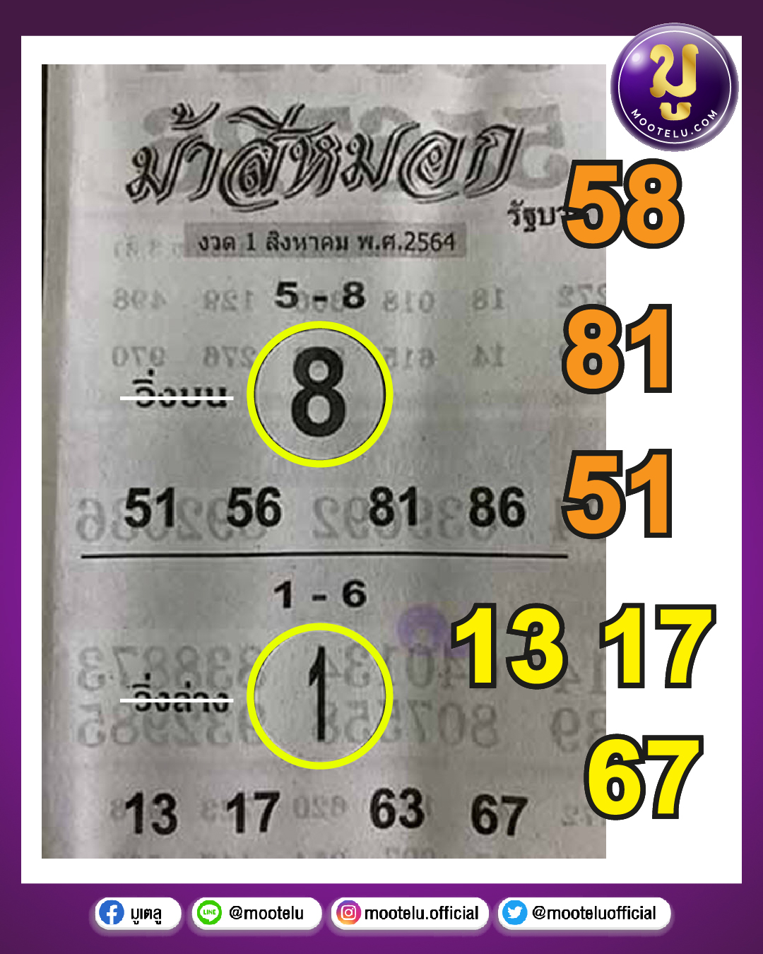 ม้าสีหมอก 01-08-64