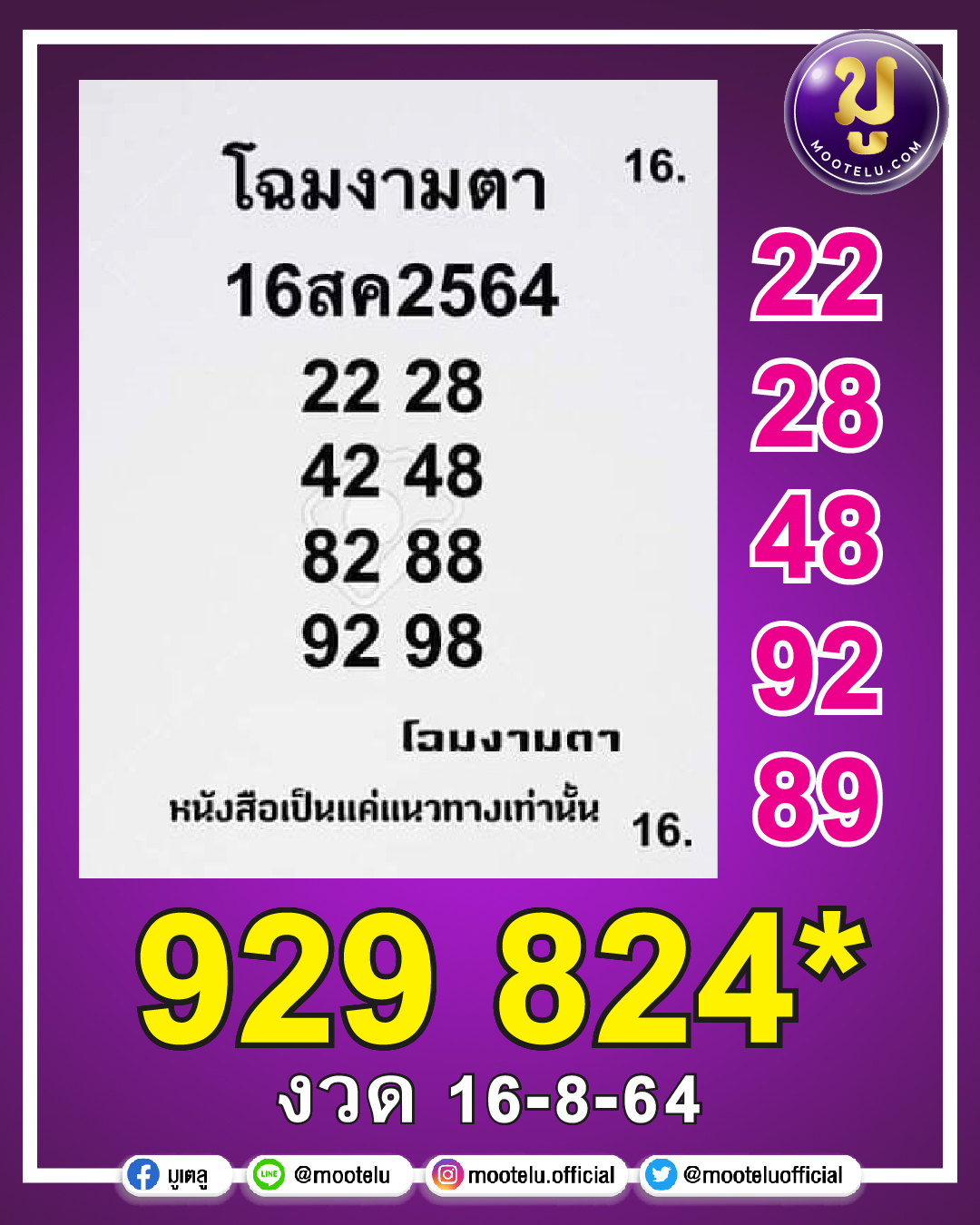 โฉมงามตา 16-08-64