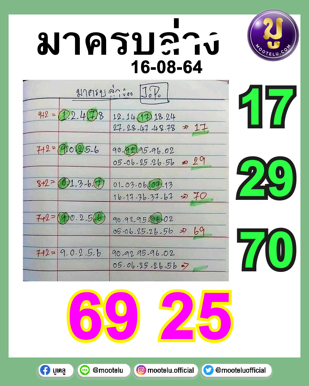 มาครบล่าง 16-08-64