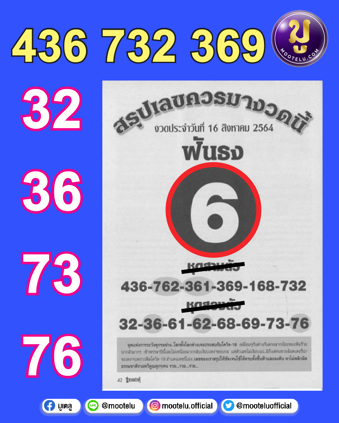 ฟันธง 16-08-64
