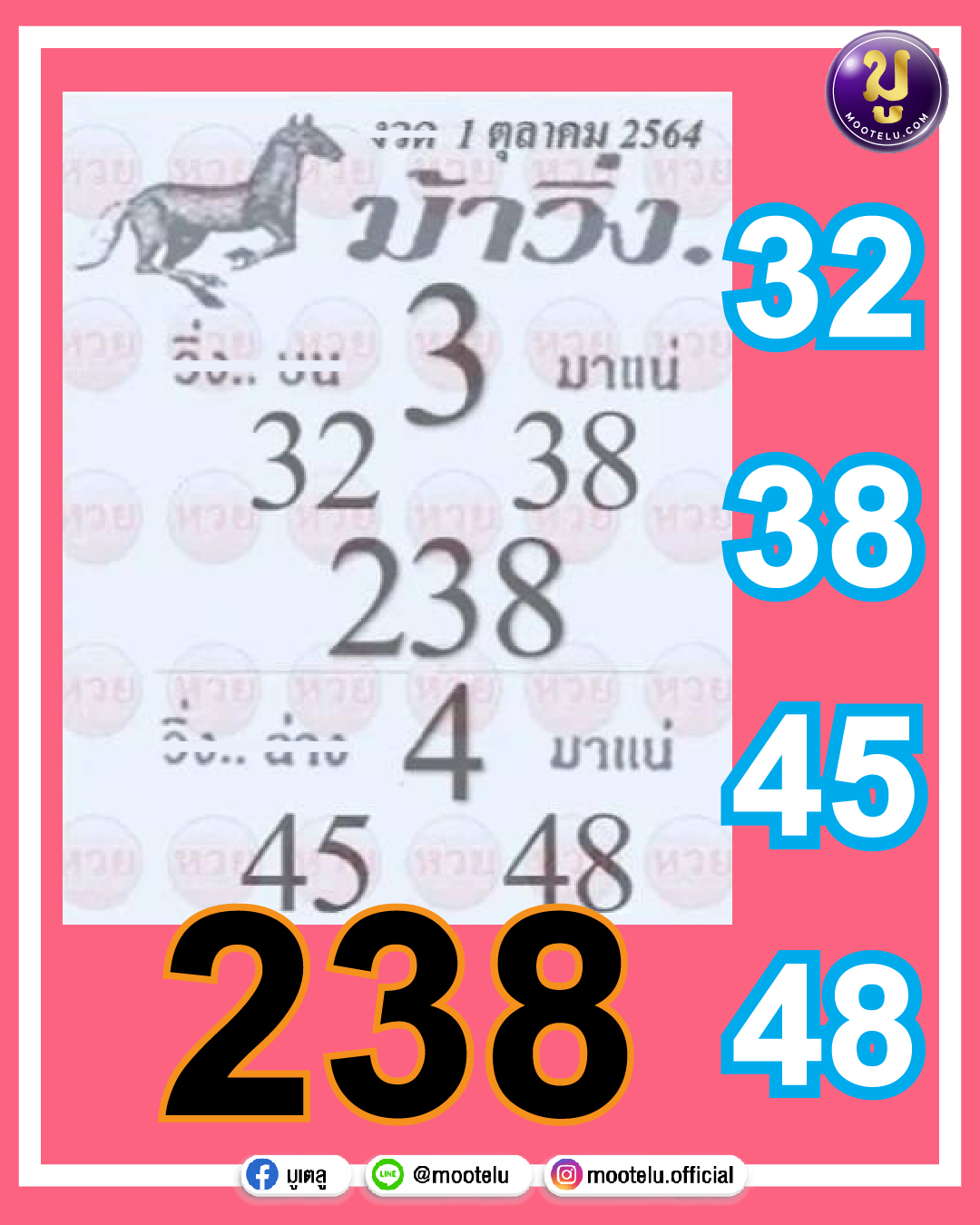 ม้าวิ่ง 01-10-64