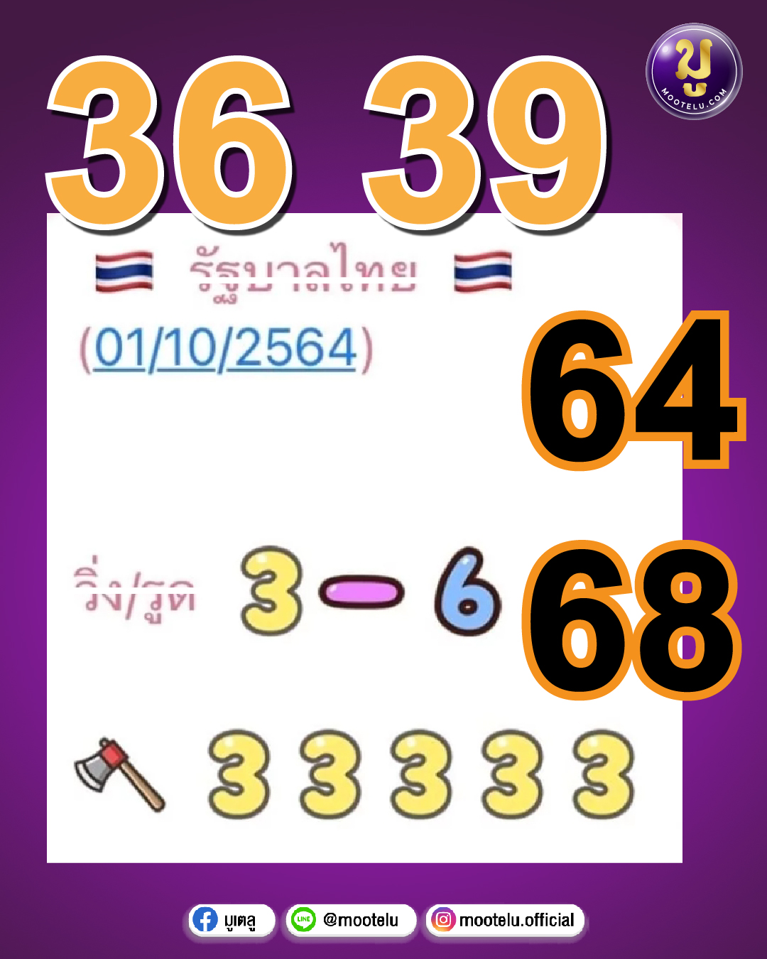 รัฐบาลไทย 01-10-64