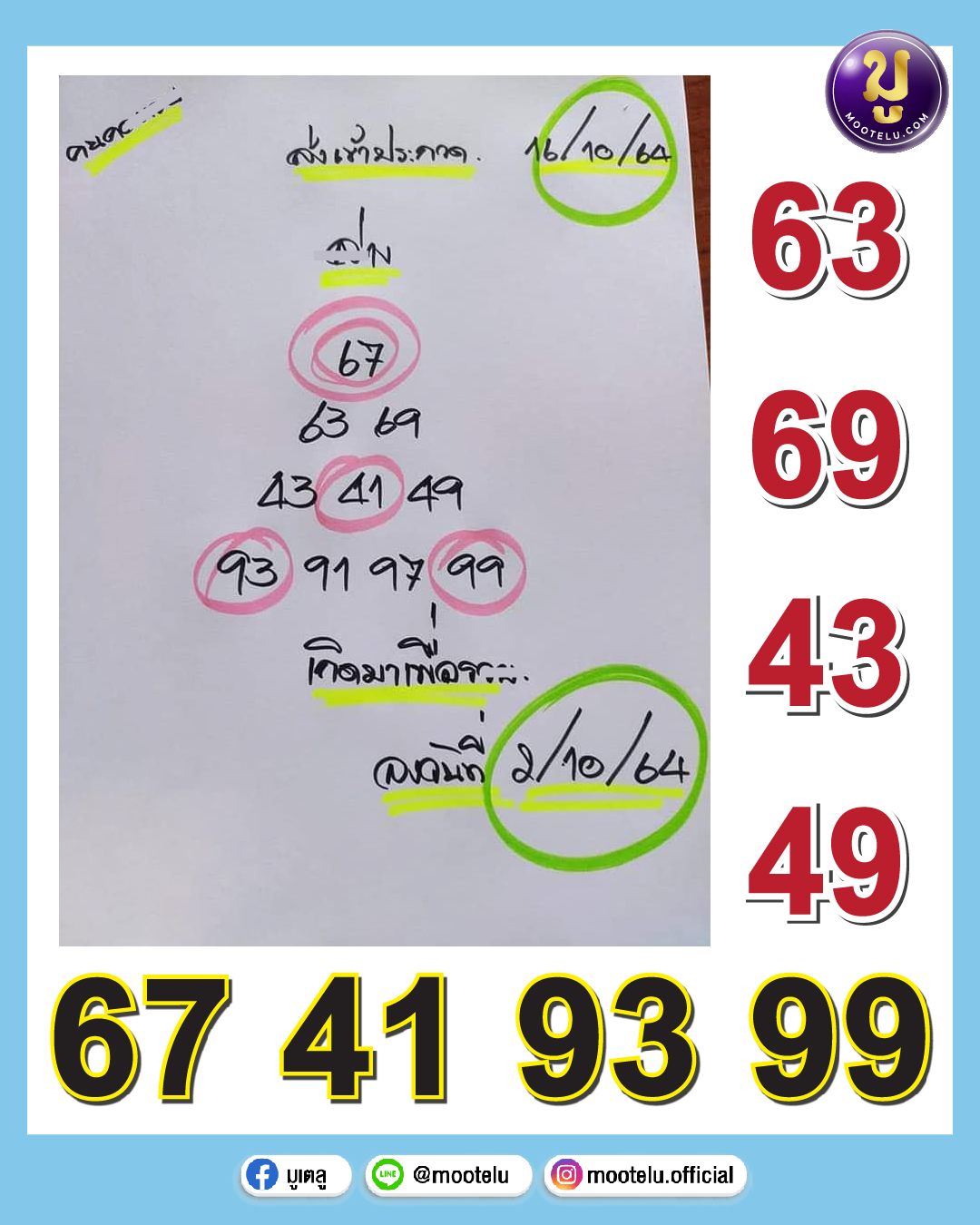 คนคอหวย 16-10-64