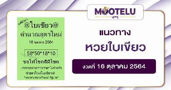 หวยใบเขียว 16-10-64