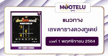 เลขตารางดวงทูเดย์ 01-11-64