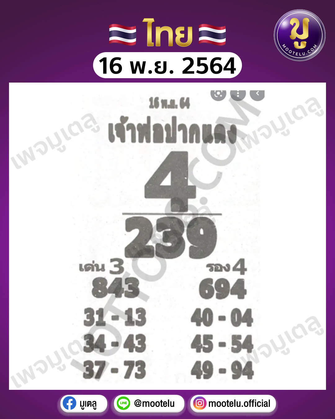 เจ้าพ่อปากแดง 16-11-64