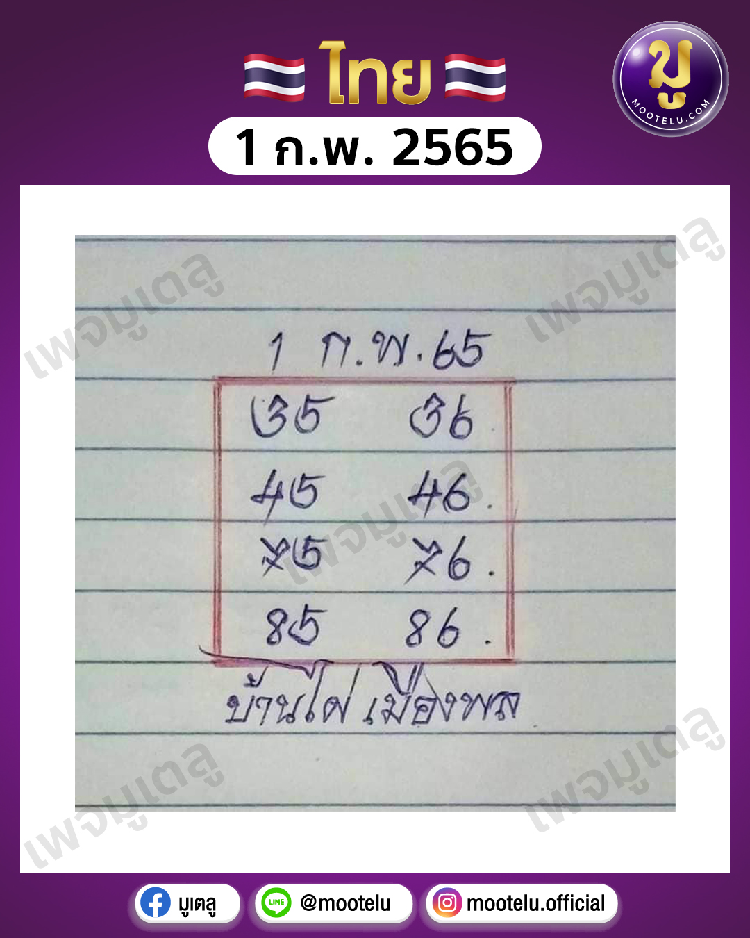 บ้านไผ่ เมืองพล 1-2-65