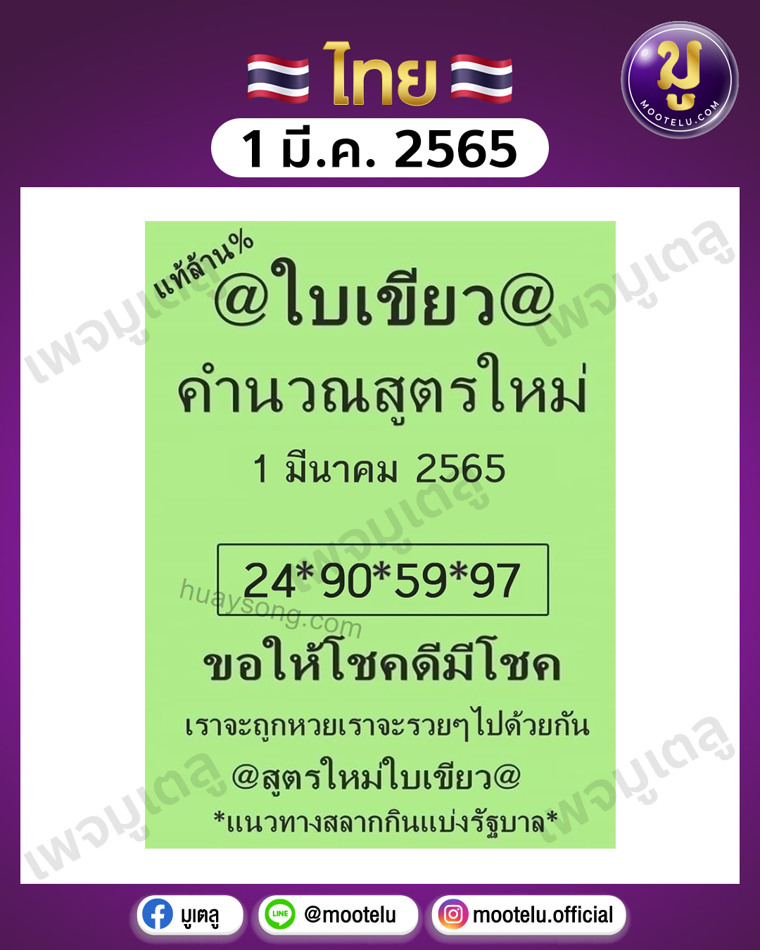 ใบเขียว 1-3-65