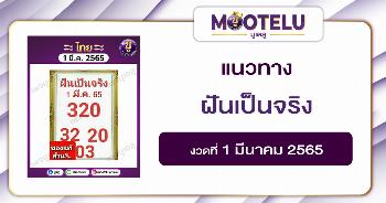 ฝันเป็นจริง 1-3-65