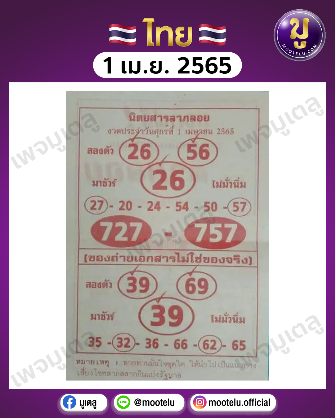 ลาภลอย 1-4-65