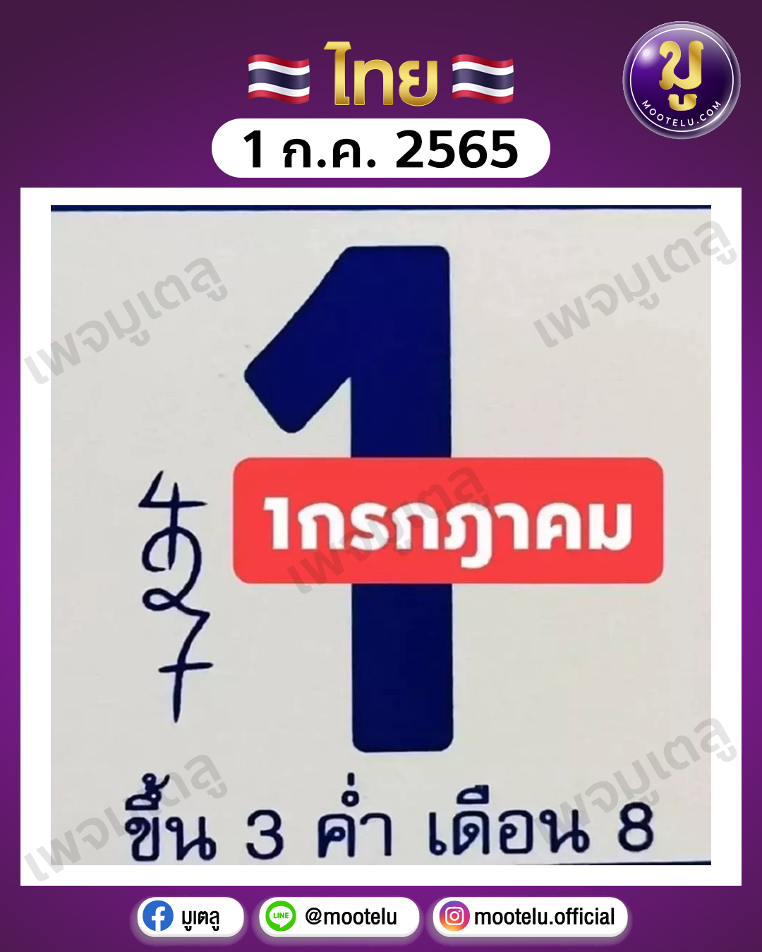 ปฎิทินจีน 1-7-65