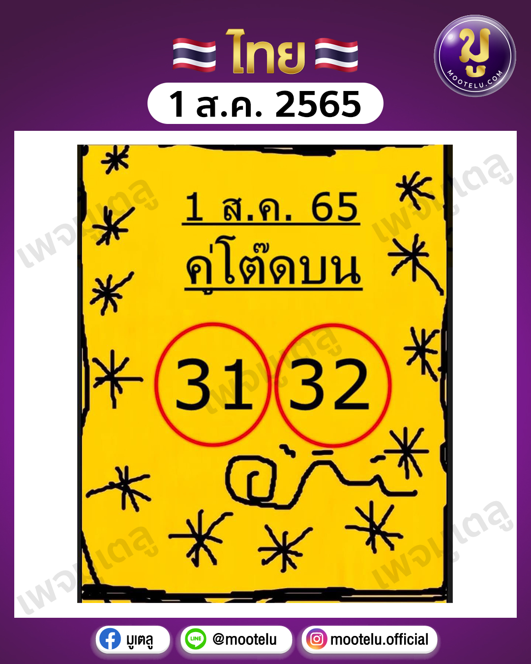 คู่โต๊ดบน 1-8-65