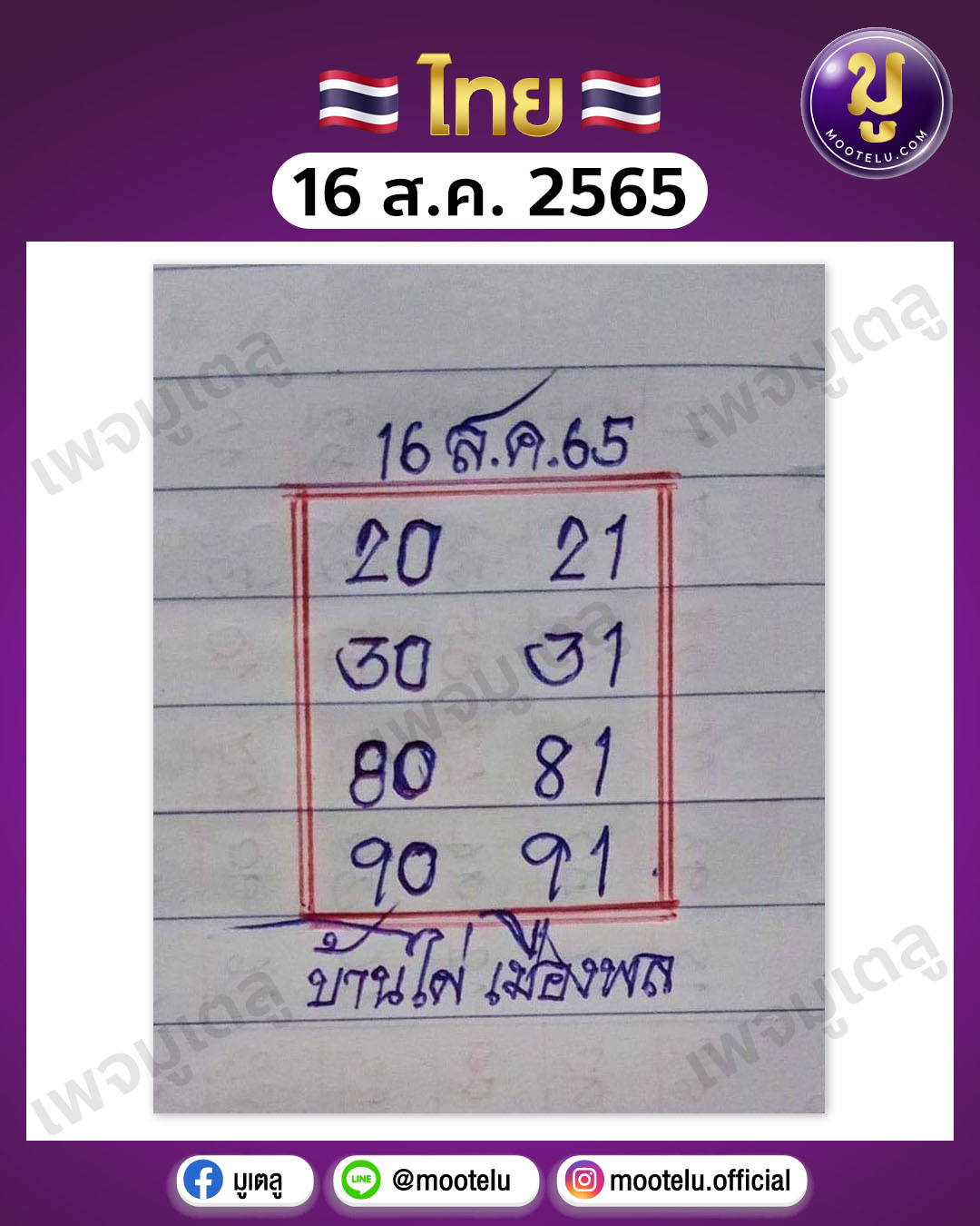 บ้านไผ่ เมืองพล 16-8-65