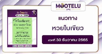 หวยใบเขียว-30-12-65