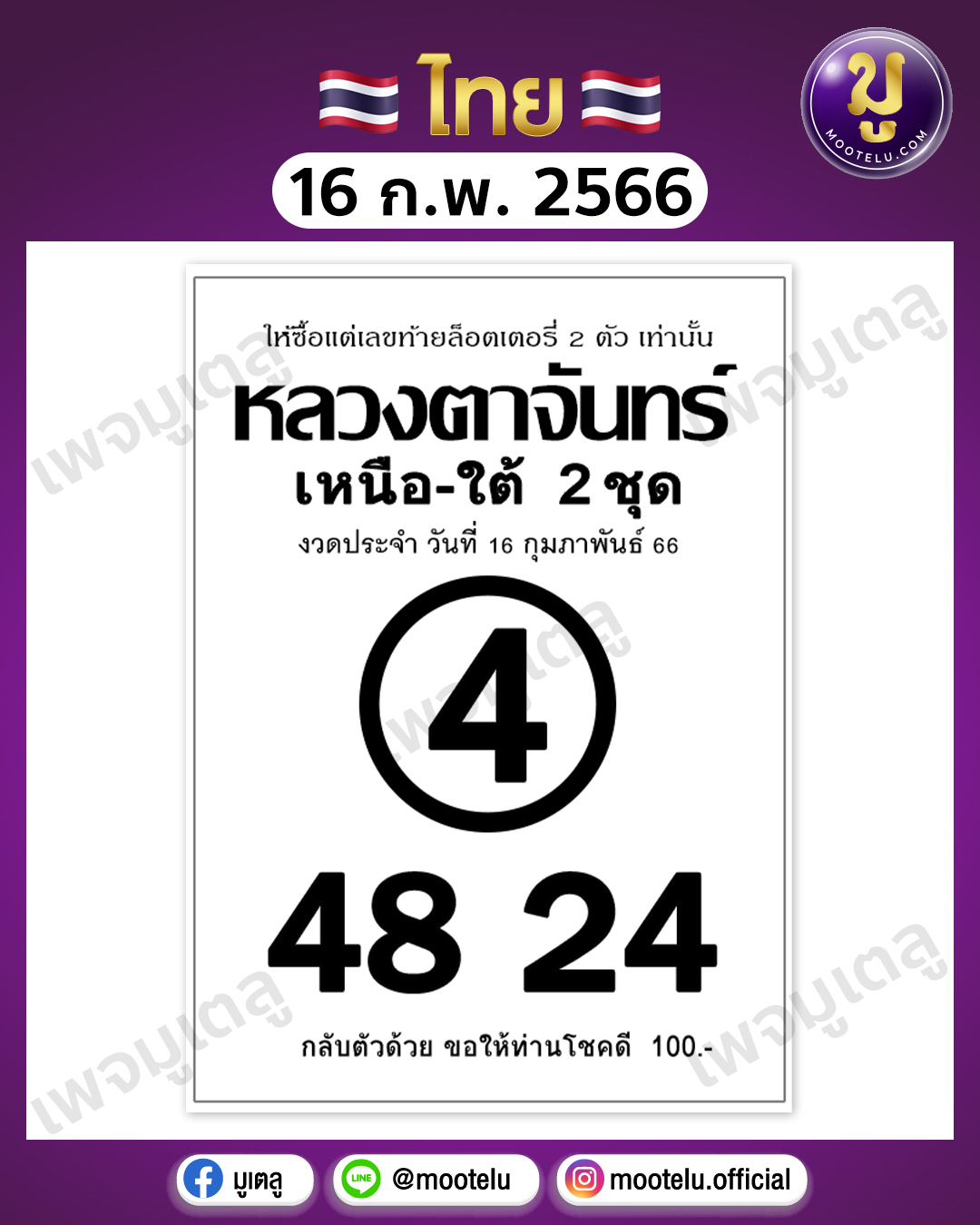 หลวงตาจันทร์ 16-2-66