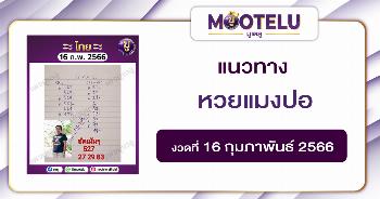 หวยแมงปอ 16-2-66