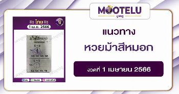 หวยม้าสีหมอก 1-4-66 
