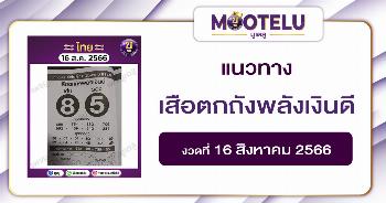 หวยเสือตกถังพลังเงินดี 16-8-66 