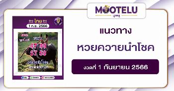 หวยควายนำโชค 1-9-66 