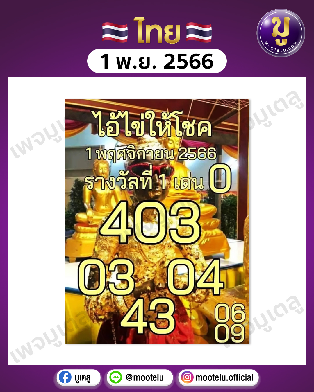 หวยไอ้ไข่-วัดเจดีย์ 1-11-66 