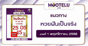 หวยฝันเป็นจริง 1-11-66 