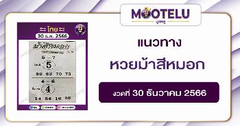หวยม้าสีหมอก 30-12-66 