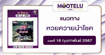 หวยควายนำโชค 16-2-67 